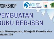 IGI Sulbar Akan Gelar Workshop Pembuatan Buku Ber-ISBN