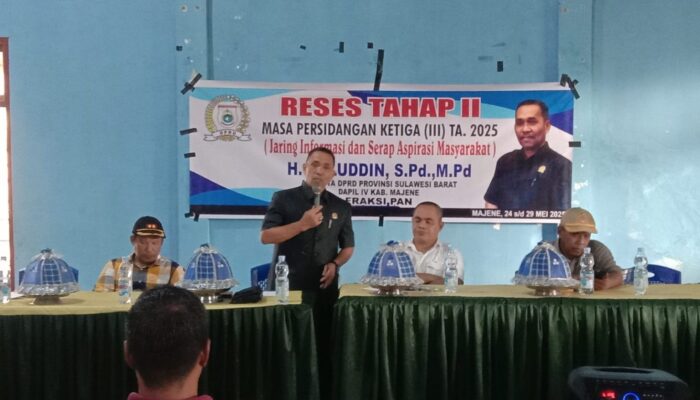 Serap Aspirasi Warga, H. Haluddin Gelar Reses Tahap II di Empat Titik Kabupaten Majene