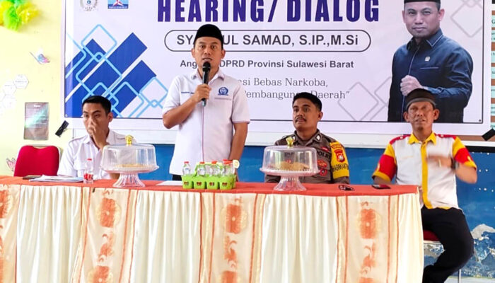 Ketua Komisi I DPRD Sulbar Gandeng BNNK dan Polisi Sosialisasikan Bahaya Narkoba di Sekolah