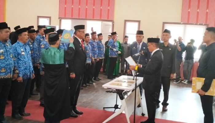 Bupati Polman Aji Assul Lantik Nursaid Mustafa Jadi Seketaris Daerah