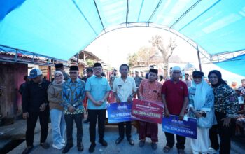 Suraidah Dampingi Gubernur ke Polman, Serahkan Bantuan dan Hadiri Doa 40 Hari Wafatnya Salim Mengga