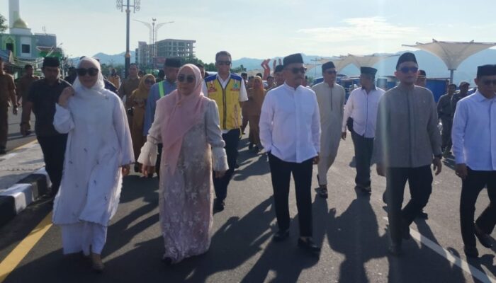 Wakil Ketua DPRD Sulbar Suraidah Dampingi Gubernur Tinjau Jalan Nasional di Mamuju, Soroti Penerangan Jalan